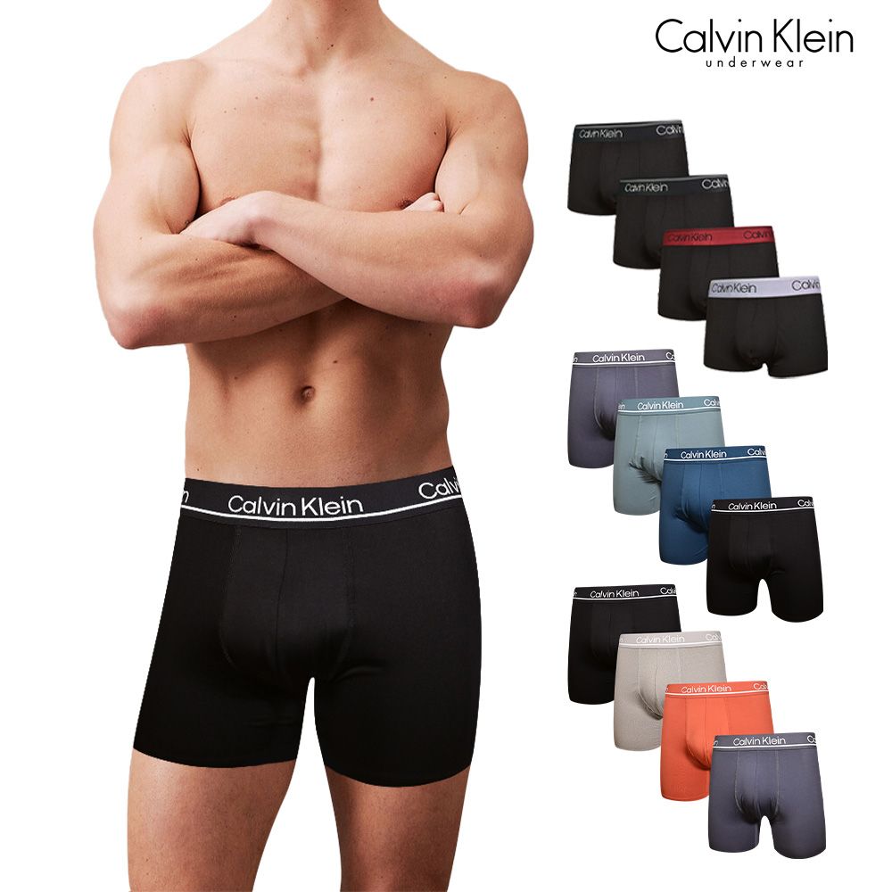 Calvin Klein BOLD LOGO BOXER BRIEF 五件組 高彈力男性平口/四角褲/CK內褲(二色任選)