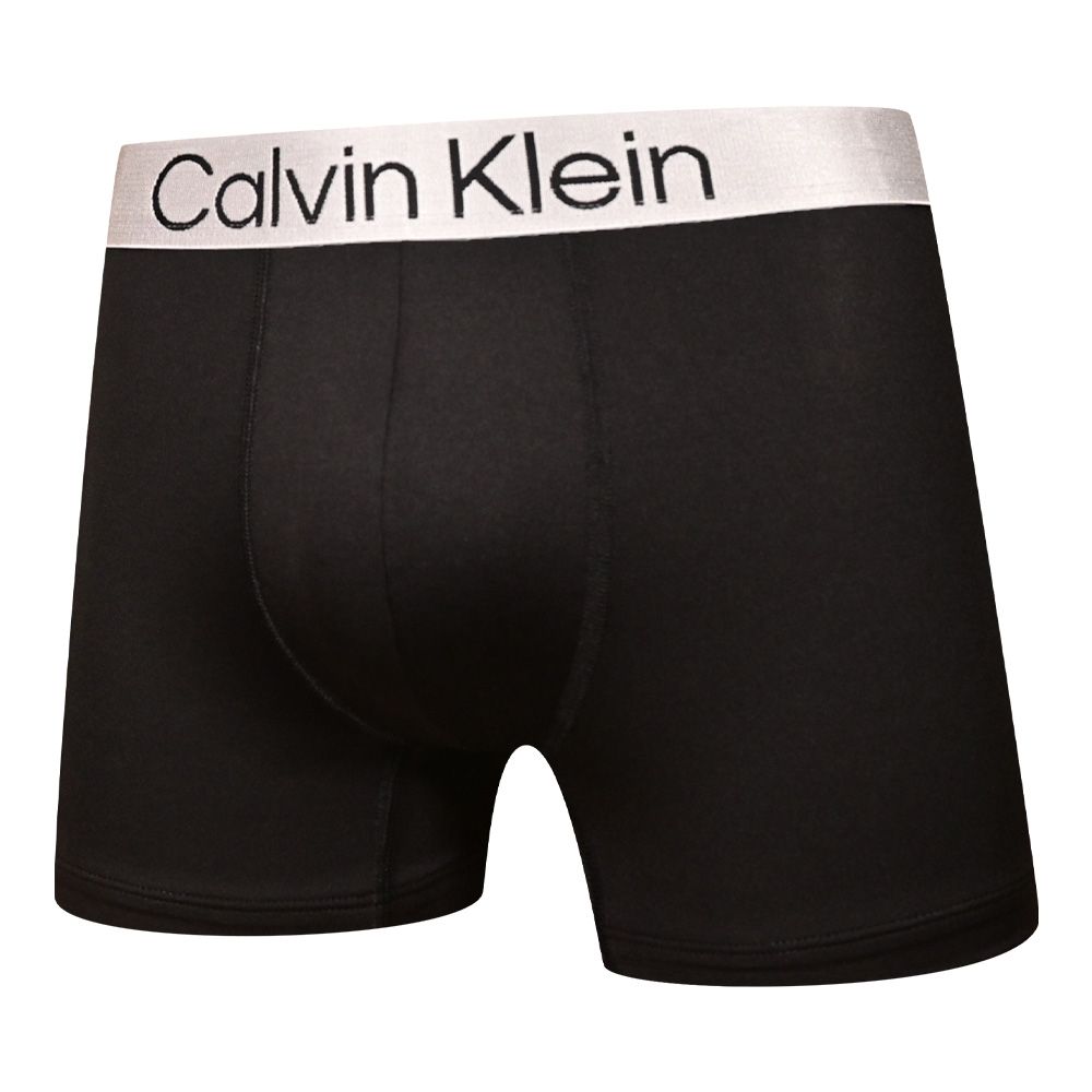 Calvin Klein Microfiber 柔滑輕盈合身男內褲 平口/四角褲 CK內褲四入組(黑、藍、灰、黑)