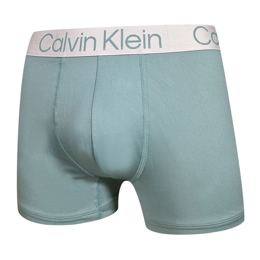 Calvin Klein Microfiber 四入組 柔滑輕盈合身男內褲 平口/四角褲 CK內褲(藍、綠色系)