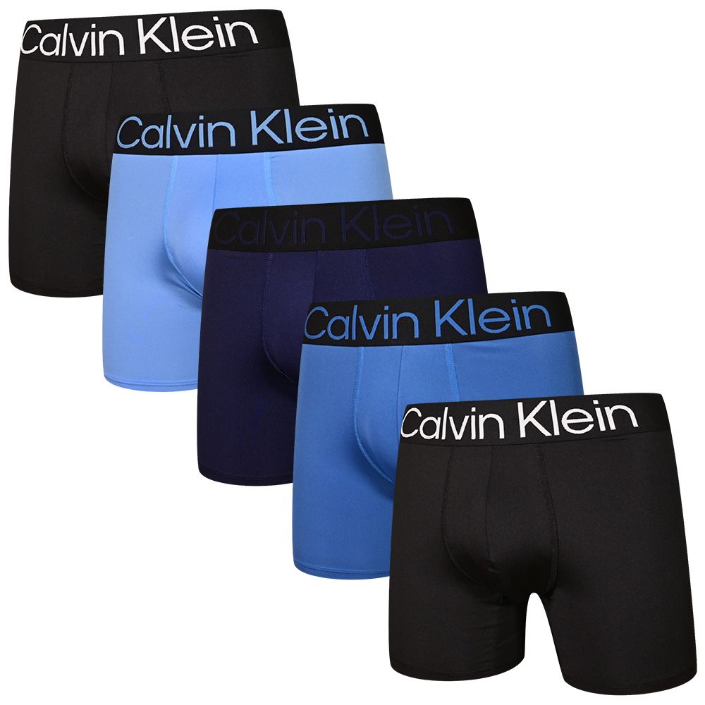 Calvin Klein Bold Logo Boxer 男內褲 輕盈合身四角/平口褲/CK內褲-二款任選(五件組)