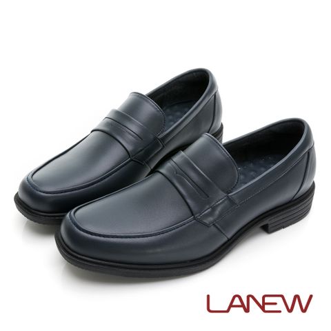 【LA NEW】安底防滑 套入式 輕量 寬楦 羊皮 紳士鞋(男229033776)