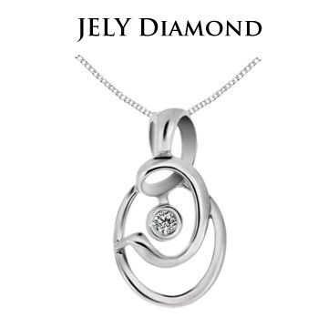 【JELY】圖騰之戀 3分美鑽墜鍊