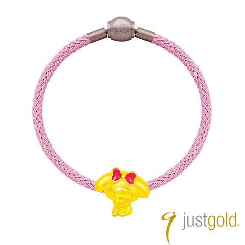 【Just Gold 鎮金店】My Melody 純金串珠(蝴蝶結)