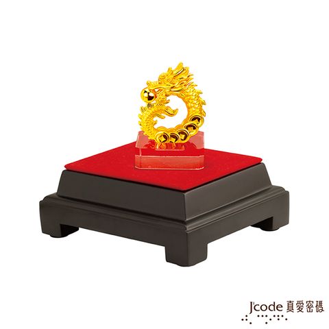 Jcode 真愛密碼 Jcode金飾  龍五錢黃金擺件-大