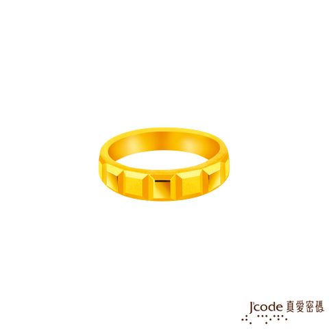 Jcode 真愛密碼 Jcode金飾 濃情巧克力黃金男戒指