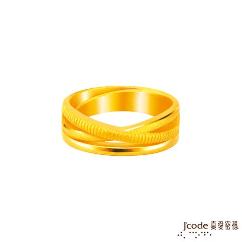 Jcode 真愛密碼 Jcode金飾 對的人黃金男戒指