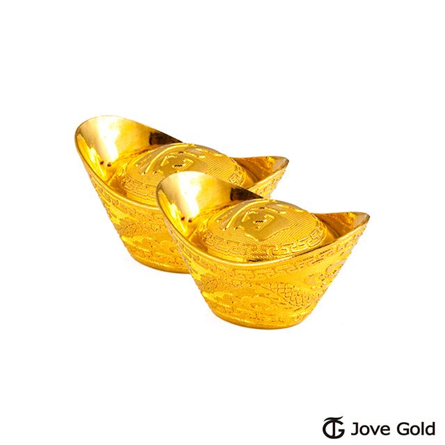 Jove gold   0.7台錢黃金元寶x2-福(共1.4台錢)