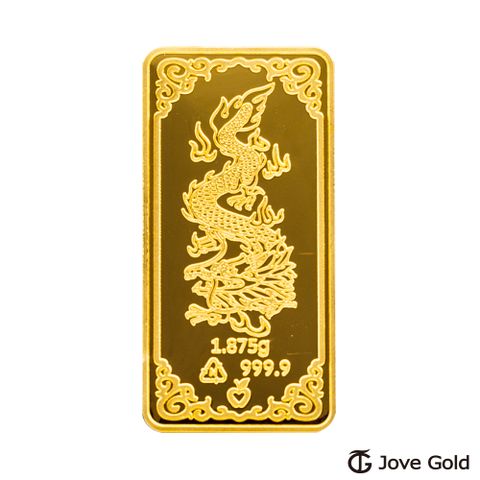 Jove gold漾金飾 守護平安黃金條塊 - 0.5台錢(金重五分)