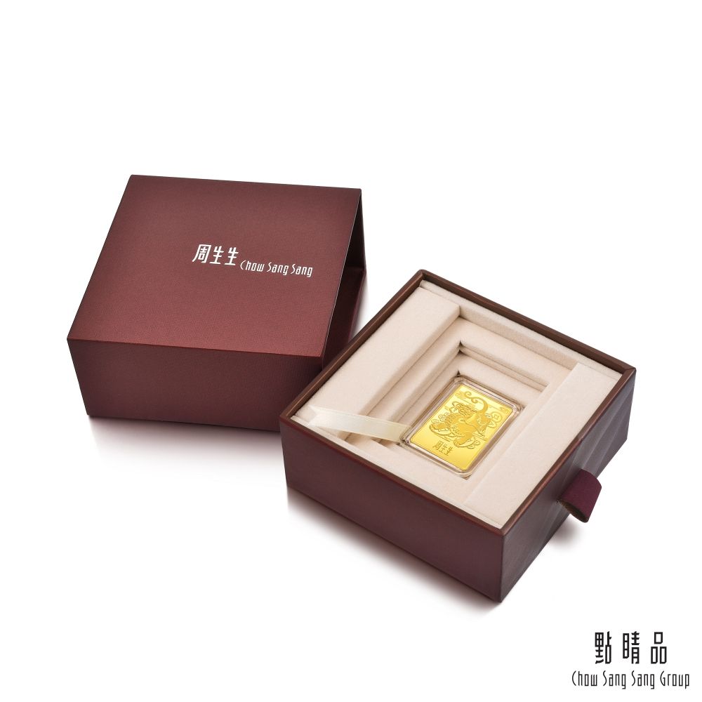 Chow Sang Sang Group 點睛品 生生金寶 招財貔貅 黃金金片_計價黃金(5克)