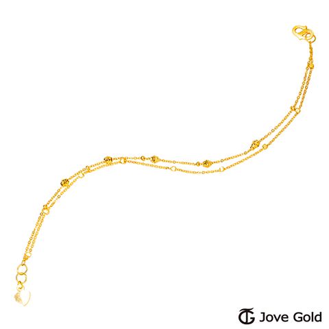 Jove gold JoveGold 小秘密黃金手鍊-雙鍊款