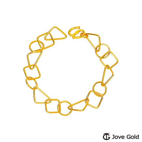 Jove gold JoveGold 美麗人生黃金手鍊