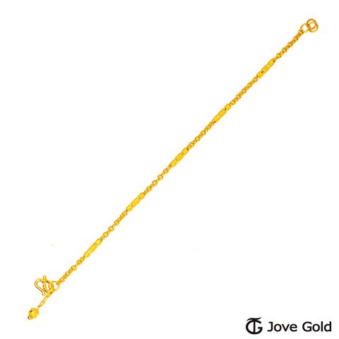 Jove gold JoveGold  寧靜黃金手鍊-小