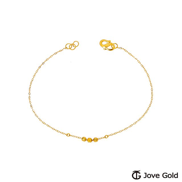 Jove gold JoveGold漾金飾 結伴黃金手鍊