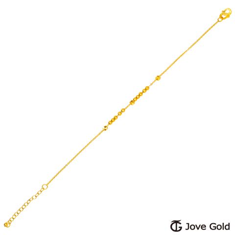 Jove gold 漾金飾 微風輕輕黃金手鍊