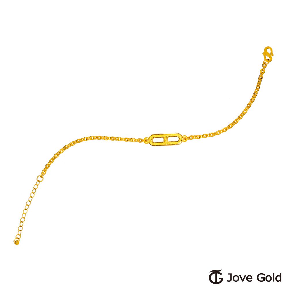 Jove gold 漾金飾 完美默契黃金手鍊