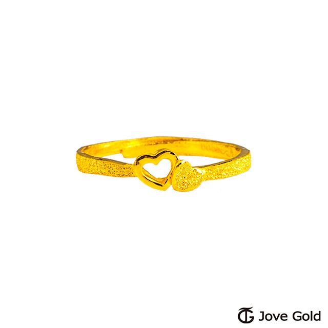 Jove gold JoveGold漾金飾 迷戀黃金戒指