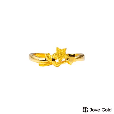 Jove gold JoveGold 仰望星空黃金戒指-大