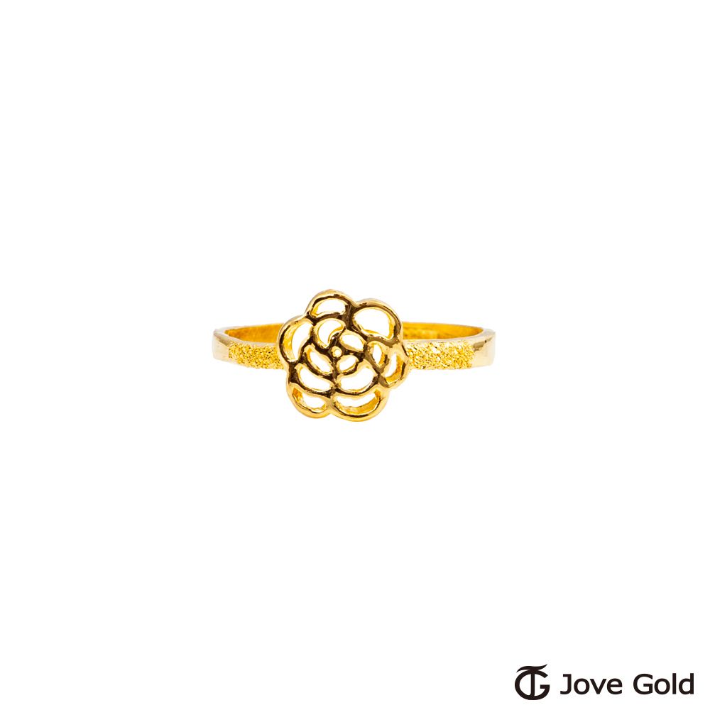 Jove gold JoveGold漾金飾 幸福容顏黃金戒指