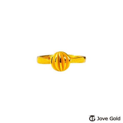 Jove gold 漾金飾 小金球黃金戒指