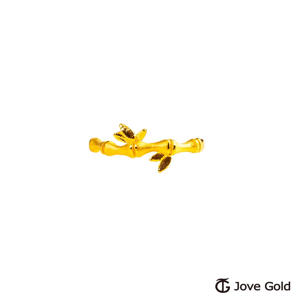 Jove gold JoveGold漾金飾 青春永竹黃金戒指