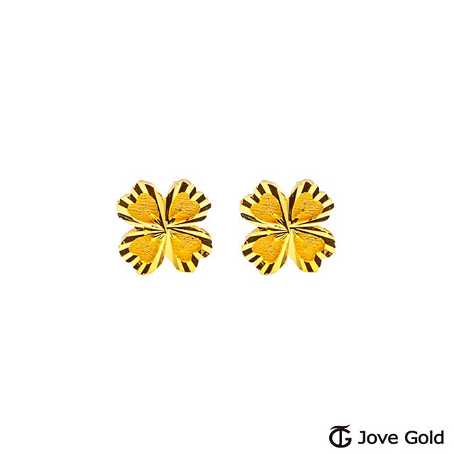 Jove gold JoveGold 燦爛花火黃金耳環