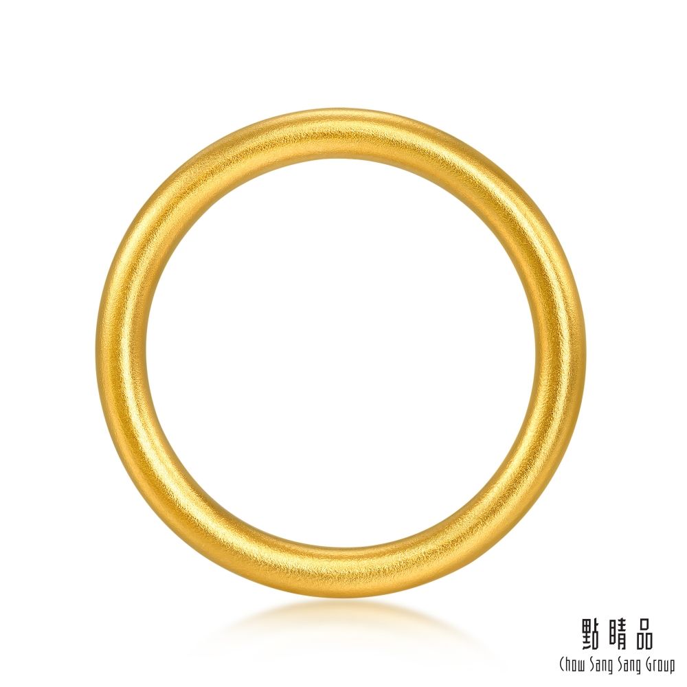  點睛品 簡約細環 黃金戒指_計價黃金(港圍21號)