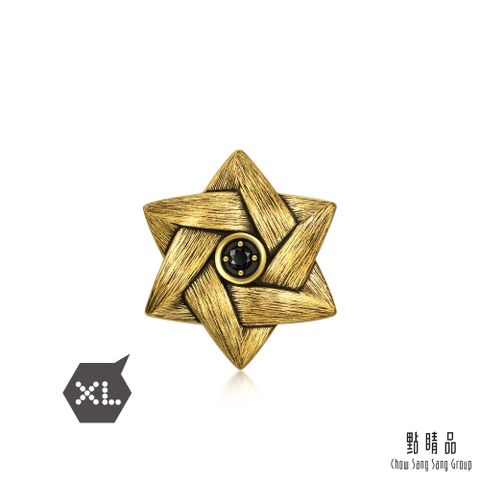 Chow Sang Sang Group 點睛品 Charme XL 睿智之星 黃金黑鑽石串珠