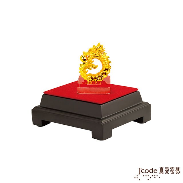 Jcode 真愛密碼 Jcode金飾  龍五錢黃金擺件-小