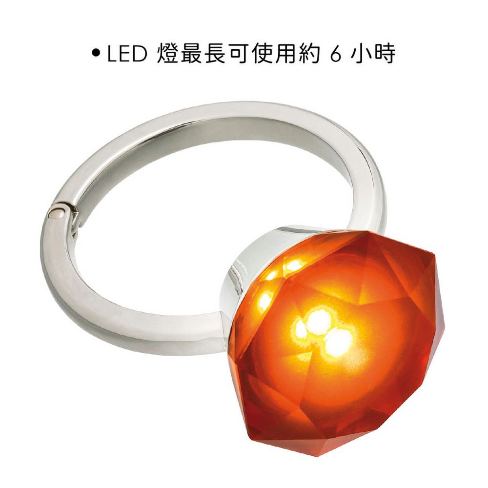 REFLECTS LED戒指隨身包袋掛勾(紅) | 包包掛勾 桌邊掛勾
