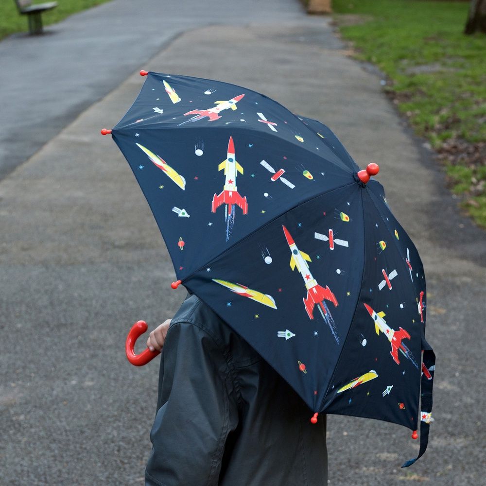 Rex LONDON 兒童雨傘(火箭) | 遮陽傘 晴雨傘 直傘