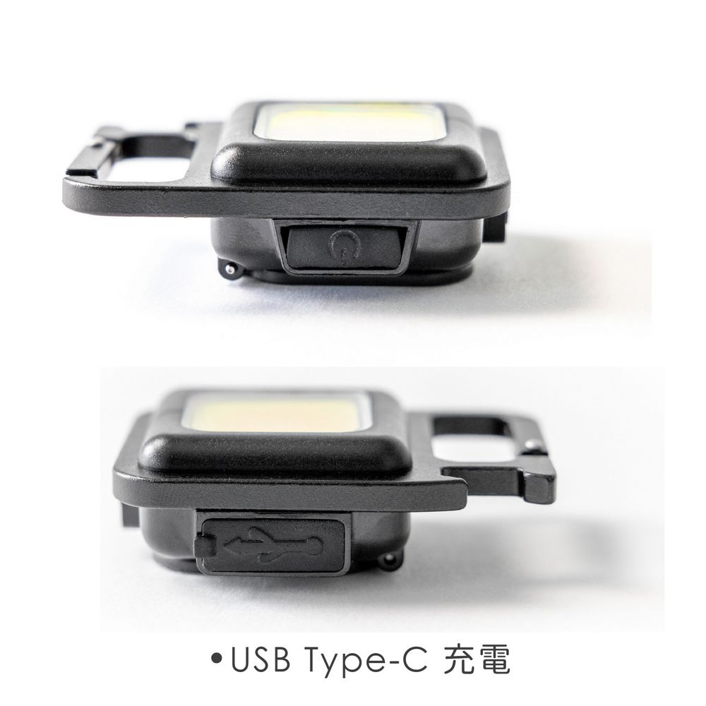TRAVELON 3段LED掛勾照明燈2入(黑) | 露營野營 車用 旅行 D扣手電筒