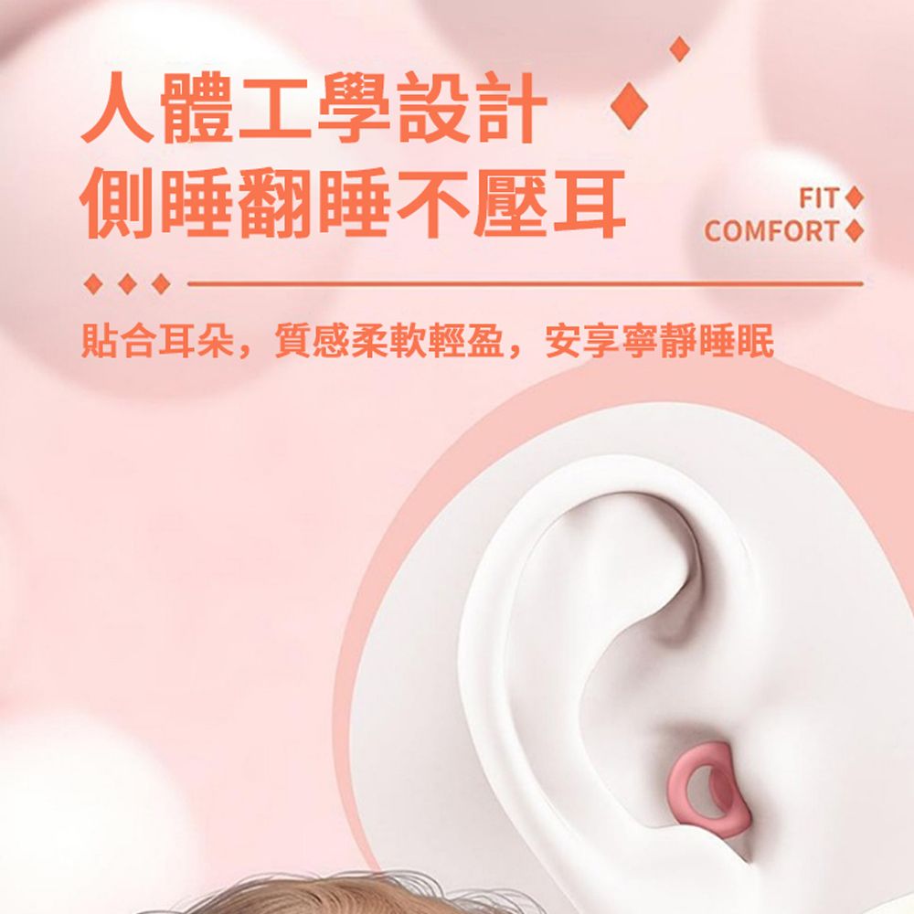 ACME 艾可米 矽膠隔音降噪耳塞 睡眠耳塞 可水洗 學生宿舍睡覺防噪音耳塞 附4對替換頭+小熊收納盒