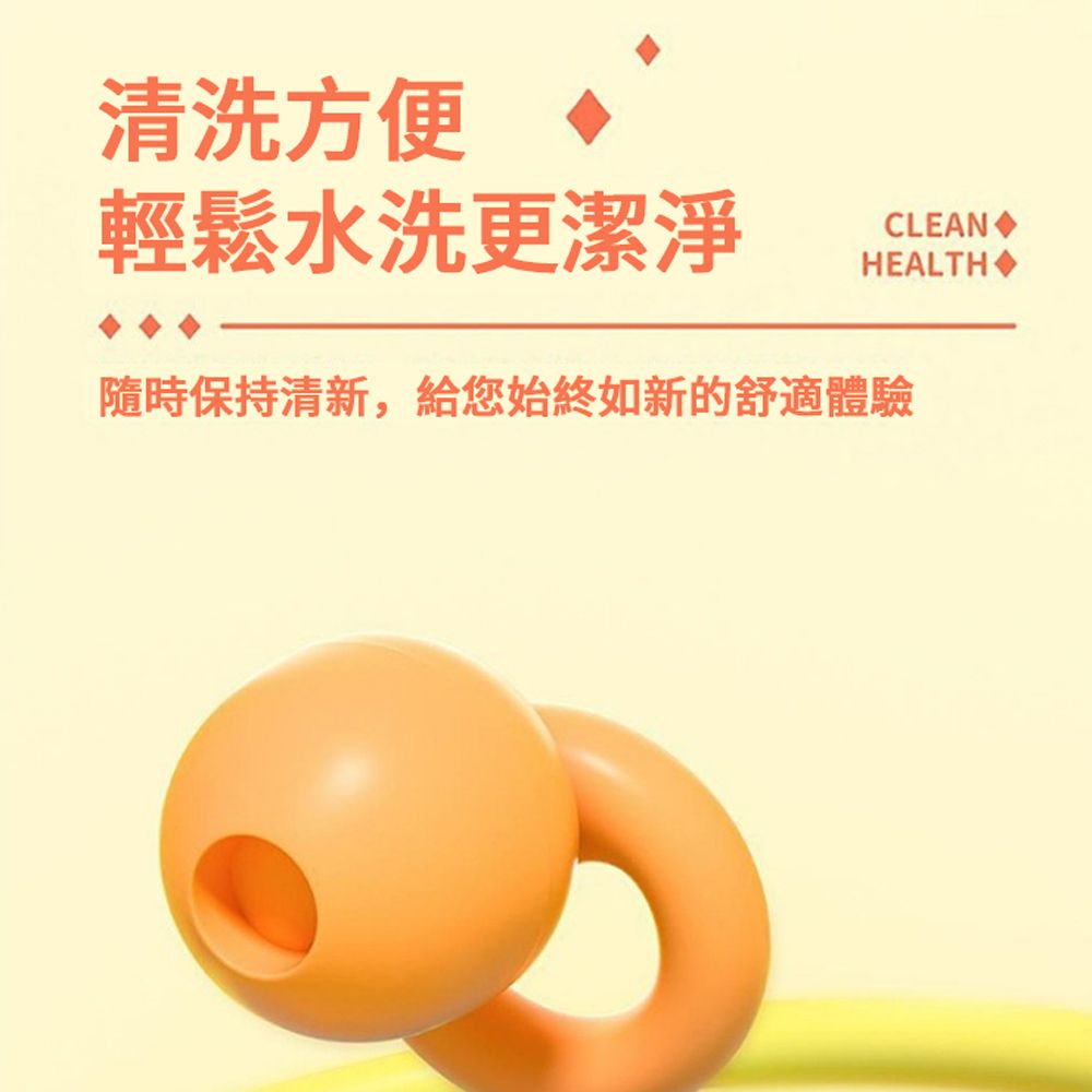 ACME 艾可米 矽膠隔音降噪耳塞 睡眠耳塞 可水洗 學生宿舍睡覺防噪音耳塞 附4對替換頭+小熊收納盒