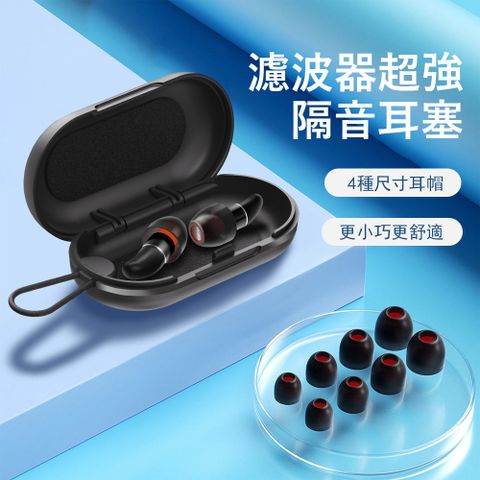 Kyhome nc-04濾波器超強隔音耳塞 睡眠降噪耳塞 宿舍防噪音耳塞 助眠器 遊泳/飛行