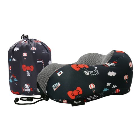 murmur 山丘頸枕（附收納袋）│hello kitty （熱氣球）