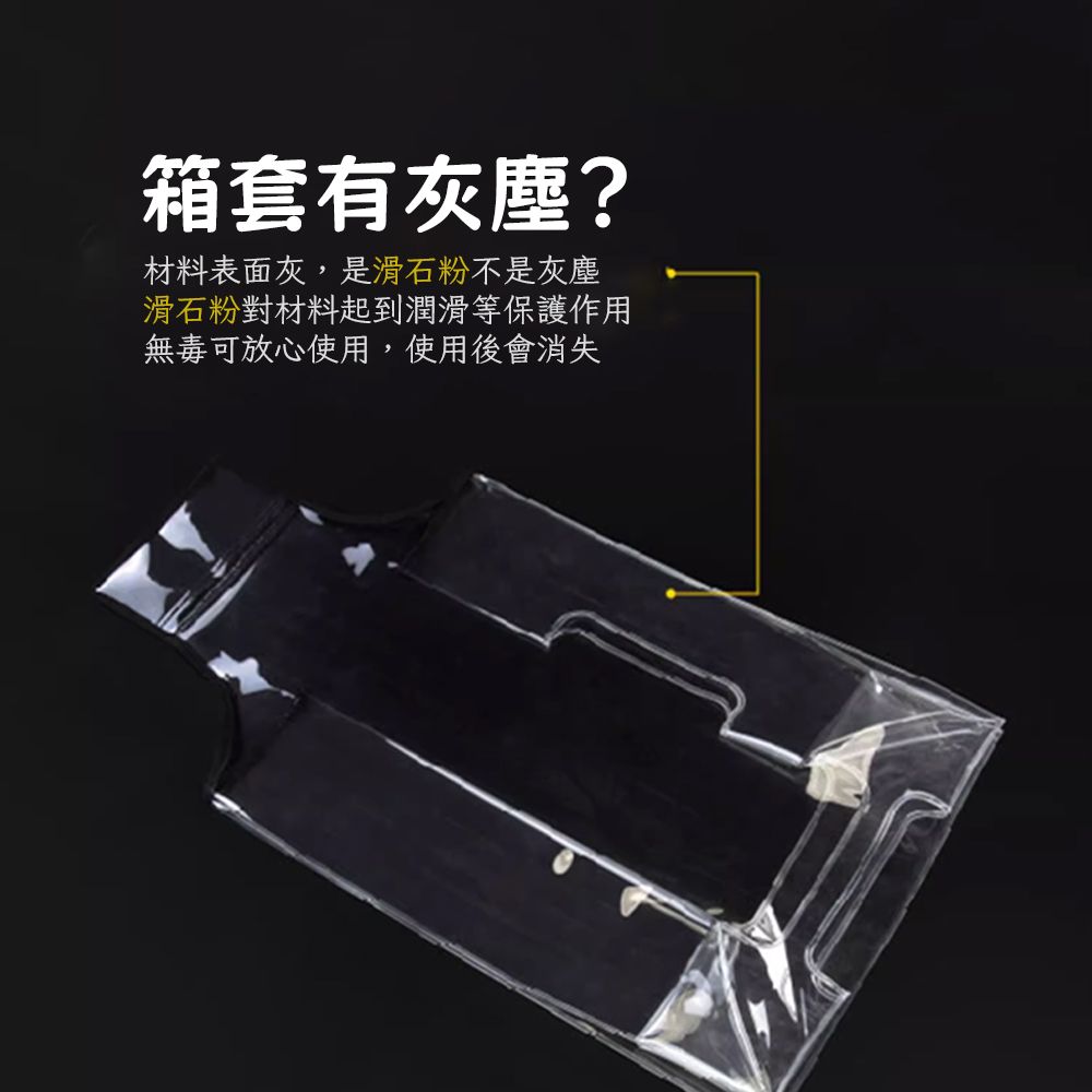 OMG 胖胖箱透明行李箱套 行李箱保護套 胖胖箱專用保護套 三七分行李箱保護套