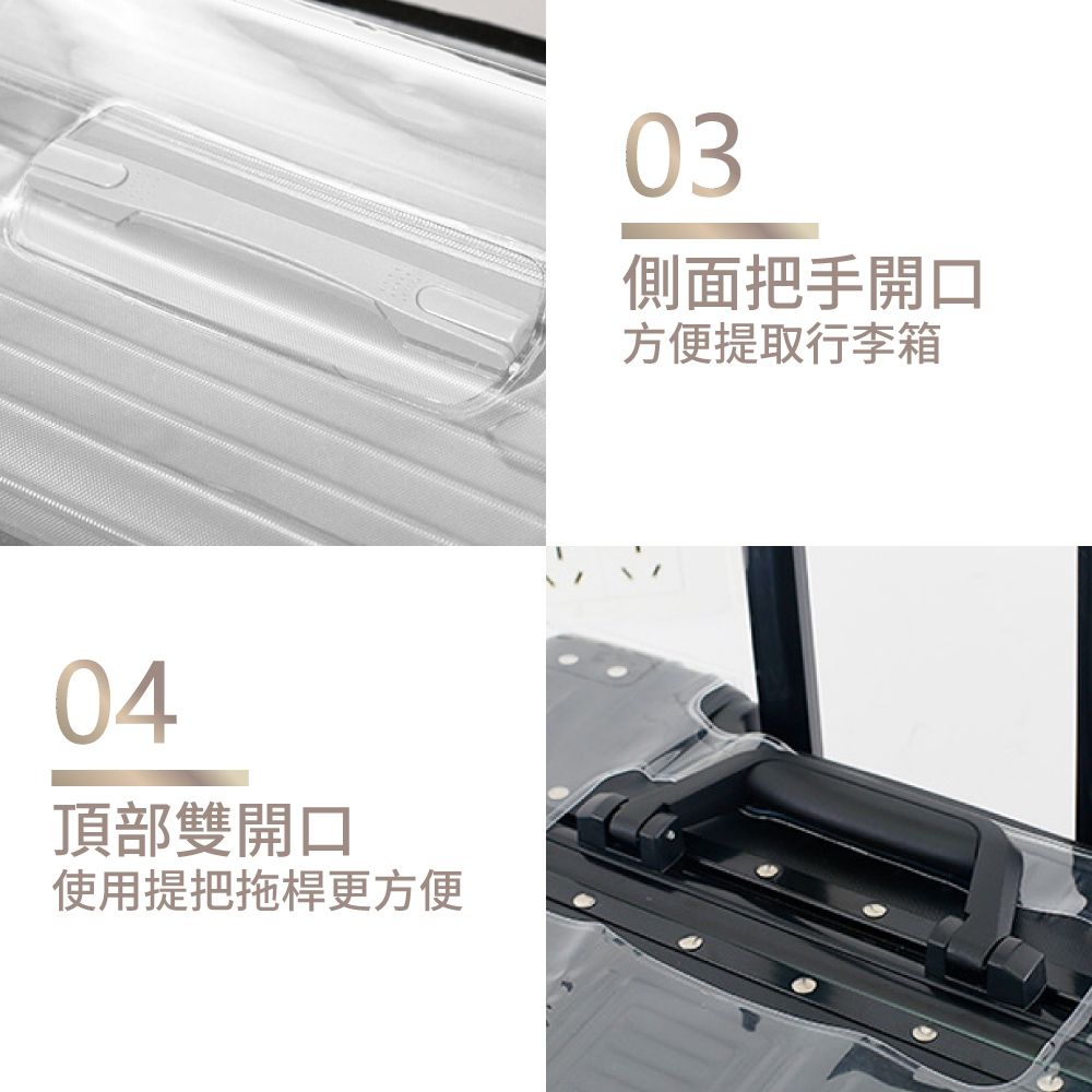 Odyssey 奧德 專用行李箱箱套 防塵套 透明PVC 防水 防刮 耐磨 魔鬼氈 行李箱套 行李保護套 旅行箱保護套