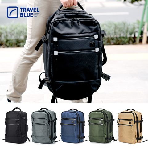 Travel Blue 藍旅 Journey 經典款 旅行後背包【登機後背包/背包客/大容量背包/出國背包/輕旅行】TB3090