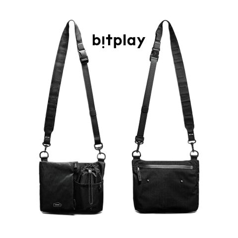 Bitplay 2L 跨境旅行小包-黑色/隨身/出國/逛街/護照/手機/水壺/錢包/自由行/登機