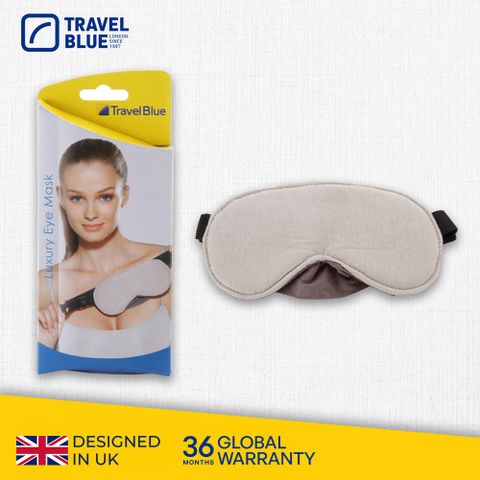 【 Travel Blue 藍旅 】 Luxury 豪華旅行眼罩  TB453