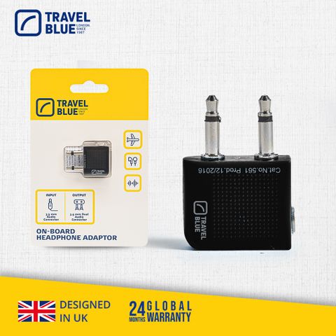 Travel Blue 藍旅 Headphone Adaptor 飛行耳機轉換器