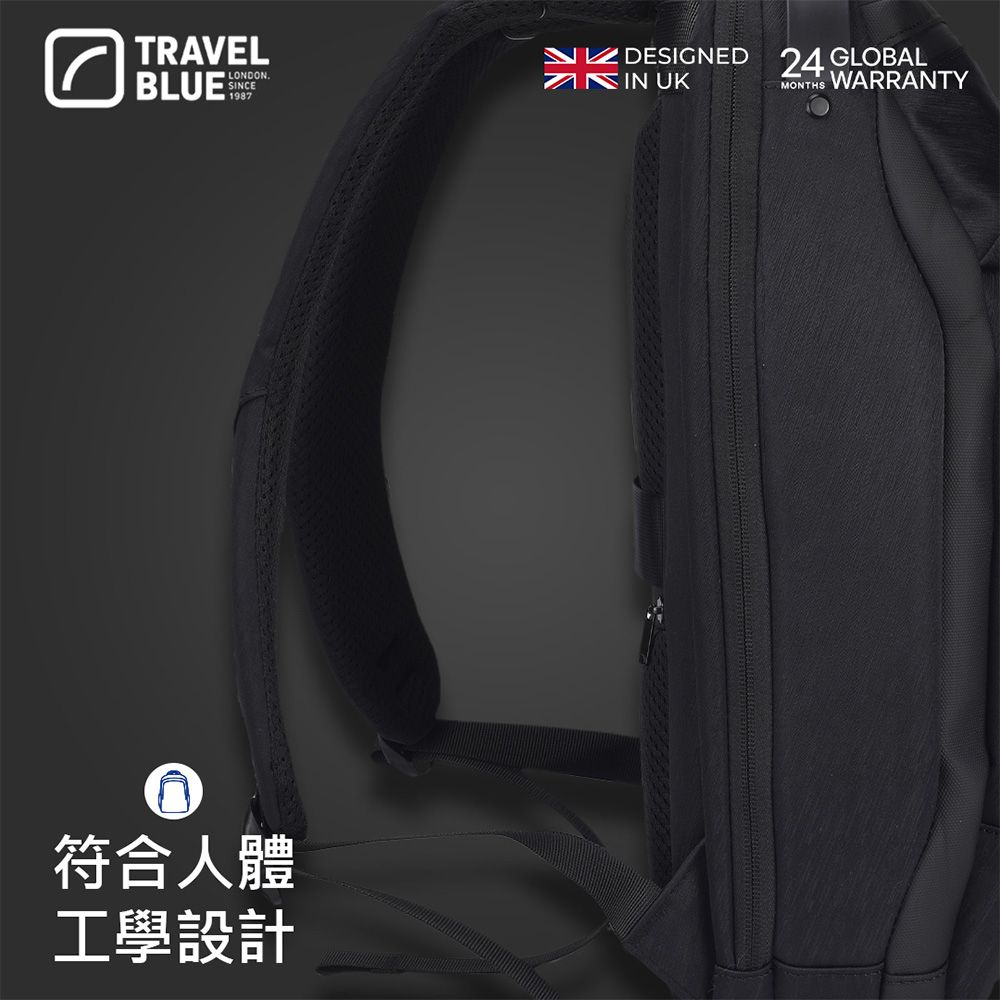 TRAVELLODON.符合人體工學設計N DESIGNED 24 GLOBALIN UKMONTHSWARRANTY