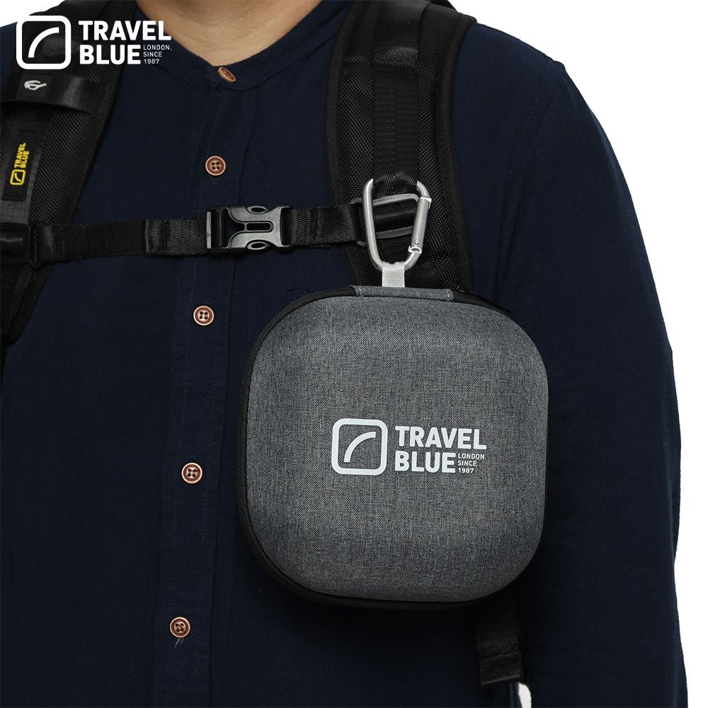 Travel Blue 藍旅 旅行多功能收納盒  頸枕收納盒TB882(可扣背包&行李箱)_保固24個月