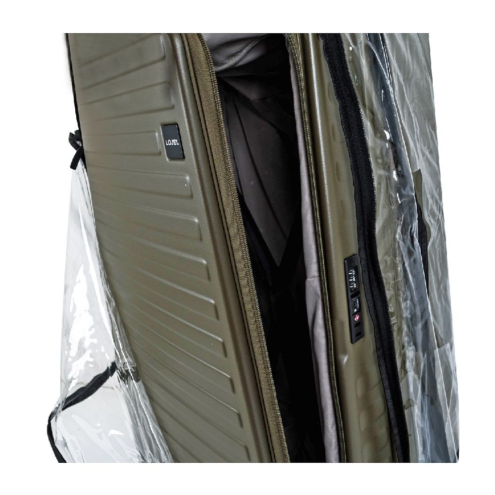 CROWN 皇冠 Luggage Cover 尺寸 CUBO FIT 29.5吋 行李箱套 保護套 防塵套-透明雨衣套