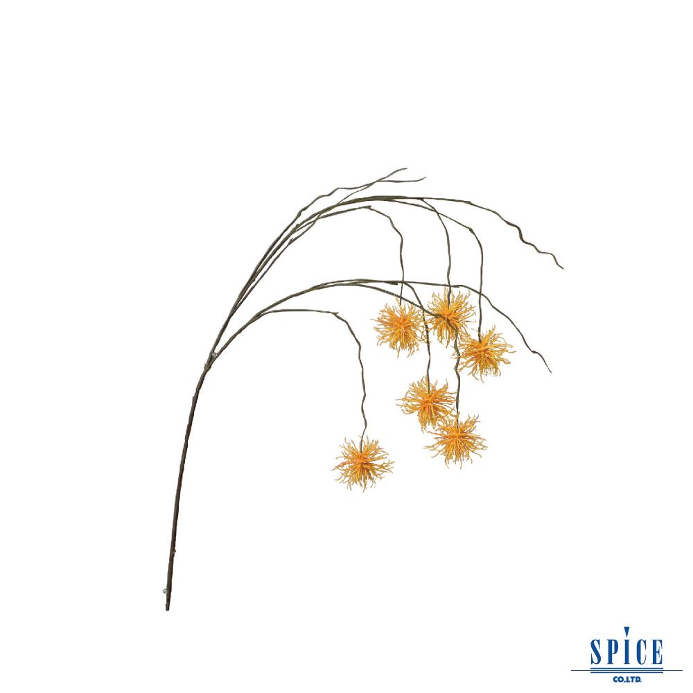 SPICE 【日本】 OF LIFE 人造垂頭翠菊 橘色 Zakka 日系家居雜貨(仿真花 裝飾 擺飾 假花 人造花 插花 樹枝 佈置品 療癒小物)