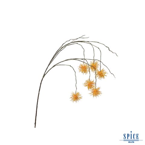 SPICE 【日本】 OF LIFE 人造垂頭翠菊 橘色 Zakka 日系家居雜貨(仿真花 裝飾 擺飾 假花 人造花 插花 樹枝 佈置品 療癒小物)