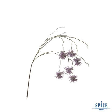 SPICE 【日本】 OF LIFE 人造垂頭翠菊 紫色 Zakka 日系家居雜貨(仿真花 裝飾 擺飾 假花 人造花 插花 樹枝 佈置品 療癒小物)