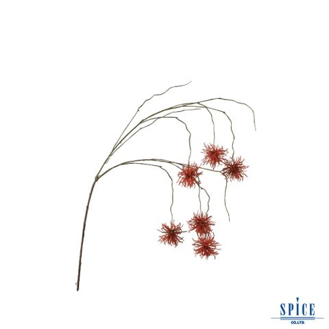 SPICE 【日本】 OF LIFE 人造垂頭翠菊 紅色 Zakka 日系家居雜貨(仿真花 裝飾 擺飾 假花 人造花 插花 樹枝 佈置品 療癒小物)