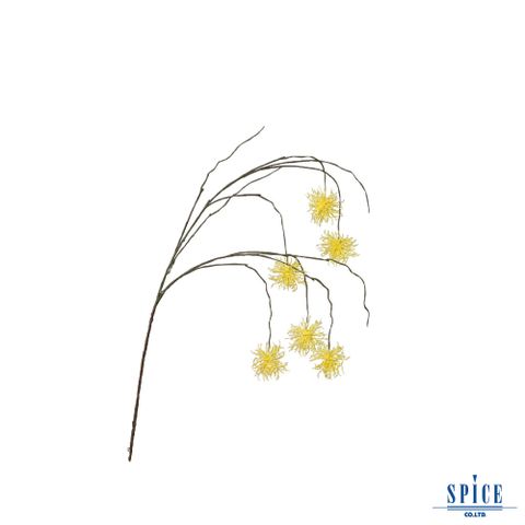 SPICE 【日本】 OF LIFE 人造垂頭翠菊 黃色Zakka 日系家居雜貨(仿真花 裝飾 擺飾 假花 人造花 插花 樹枝 佈置品 療癒小物)