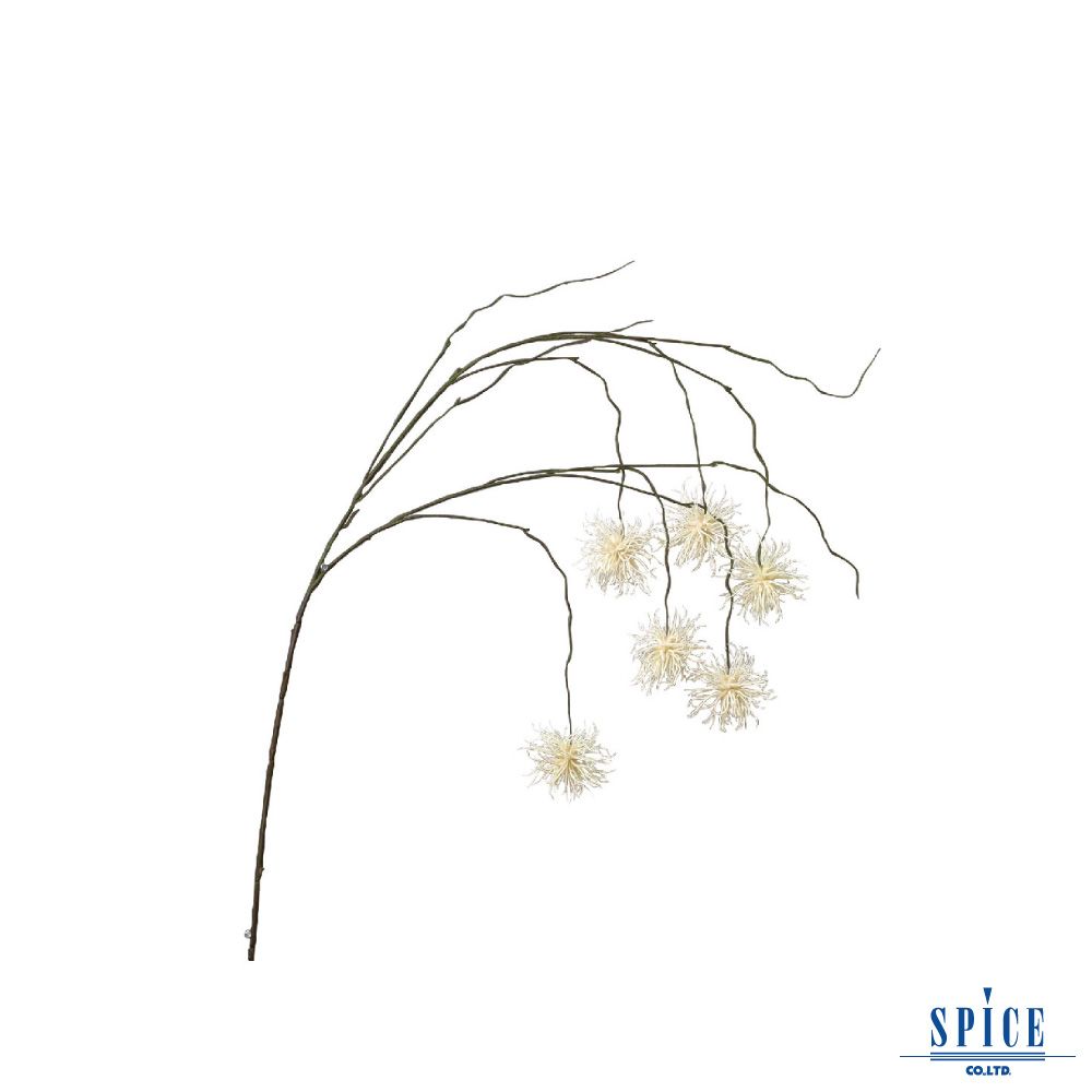 SPICE 【日本】 OF LIFE 人造垂頭翠菊 白色 Zakka 日系家居雜貨(仿真花 裝飾 擺飾 假花 人造花 插花 樹枝 佈置品 療癒小物)